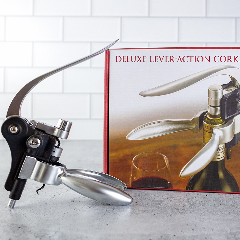 Deluxe Lever-Action Corkscrew