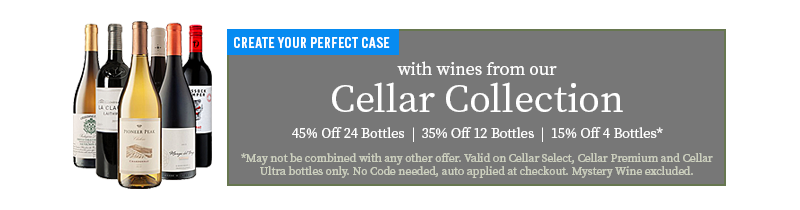 Shop our Cellar Collection - mix and match 4, 12 or 24 bottles for a discount